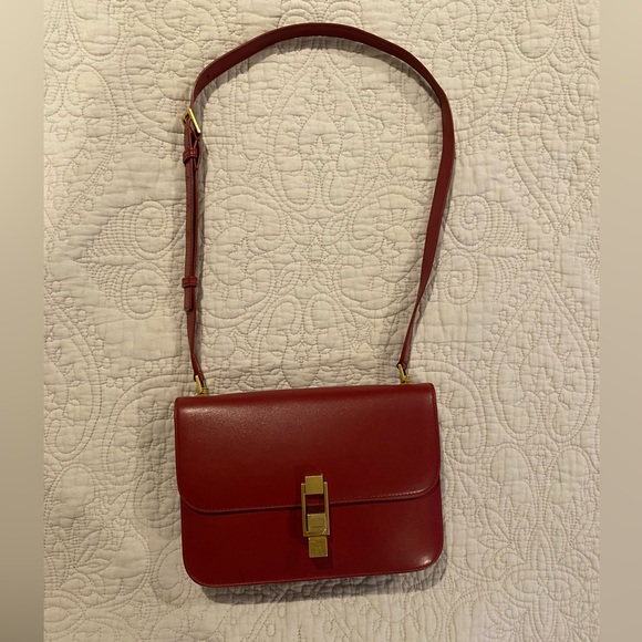 Brand New Authentic SAINT LAURENT
Smooth Calfskin Carre Satchel Royal - Picture 11 of 12